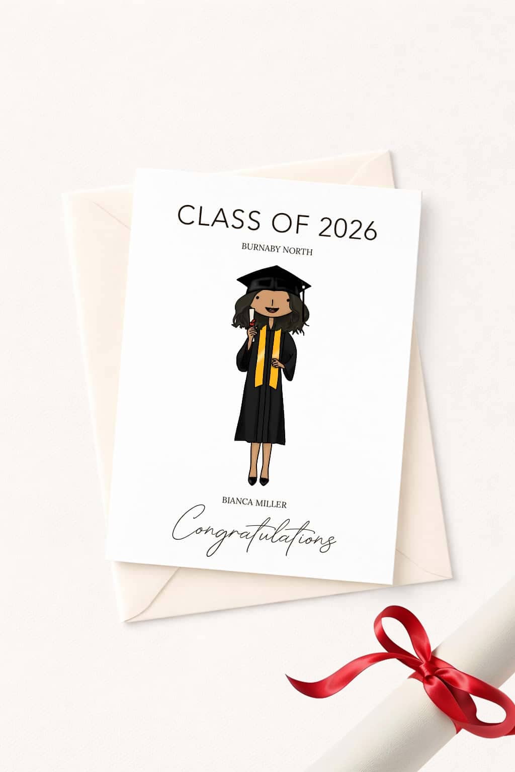 Personalised Graduation Card