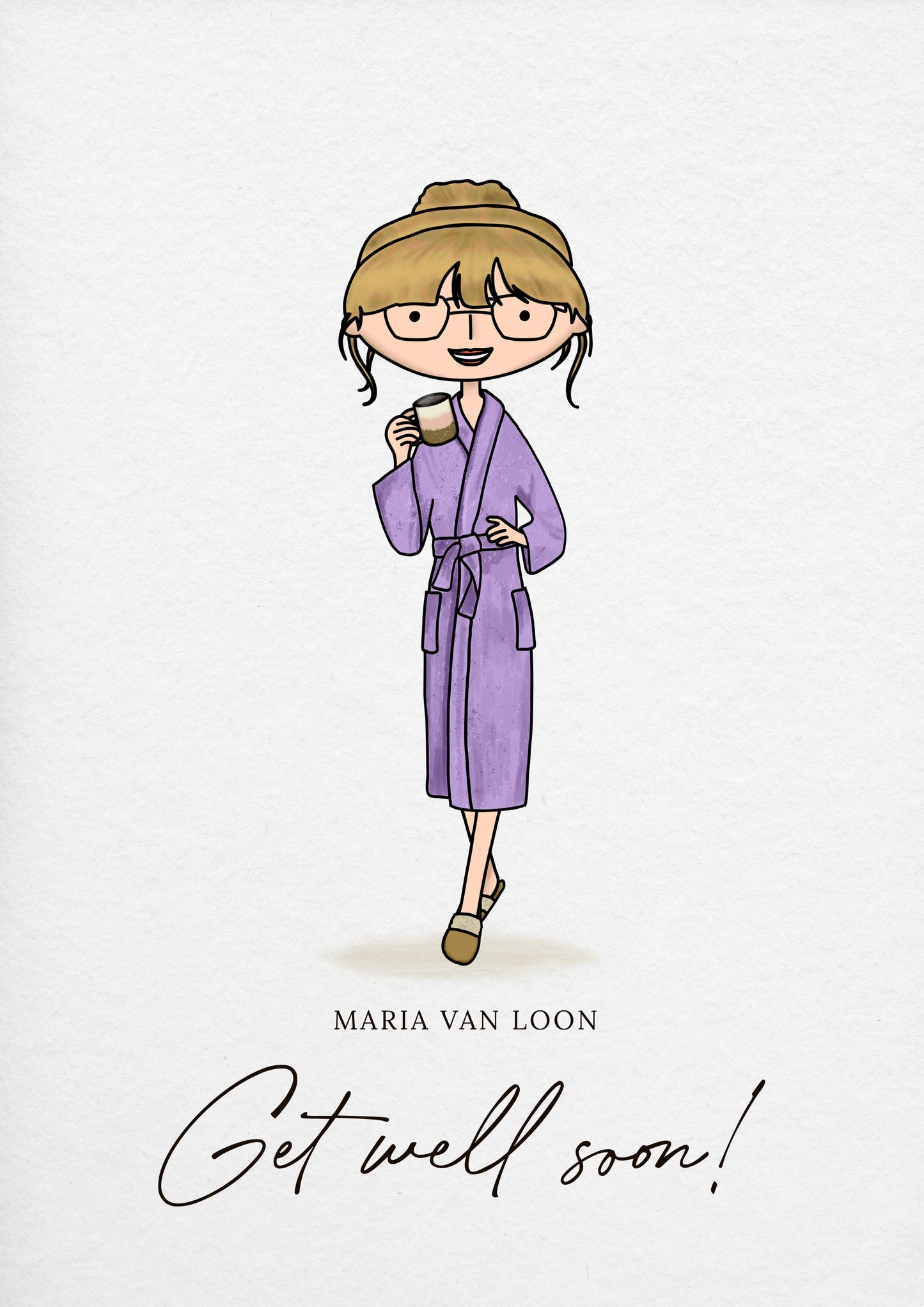 Personalised Get Well Card