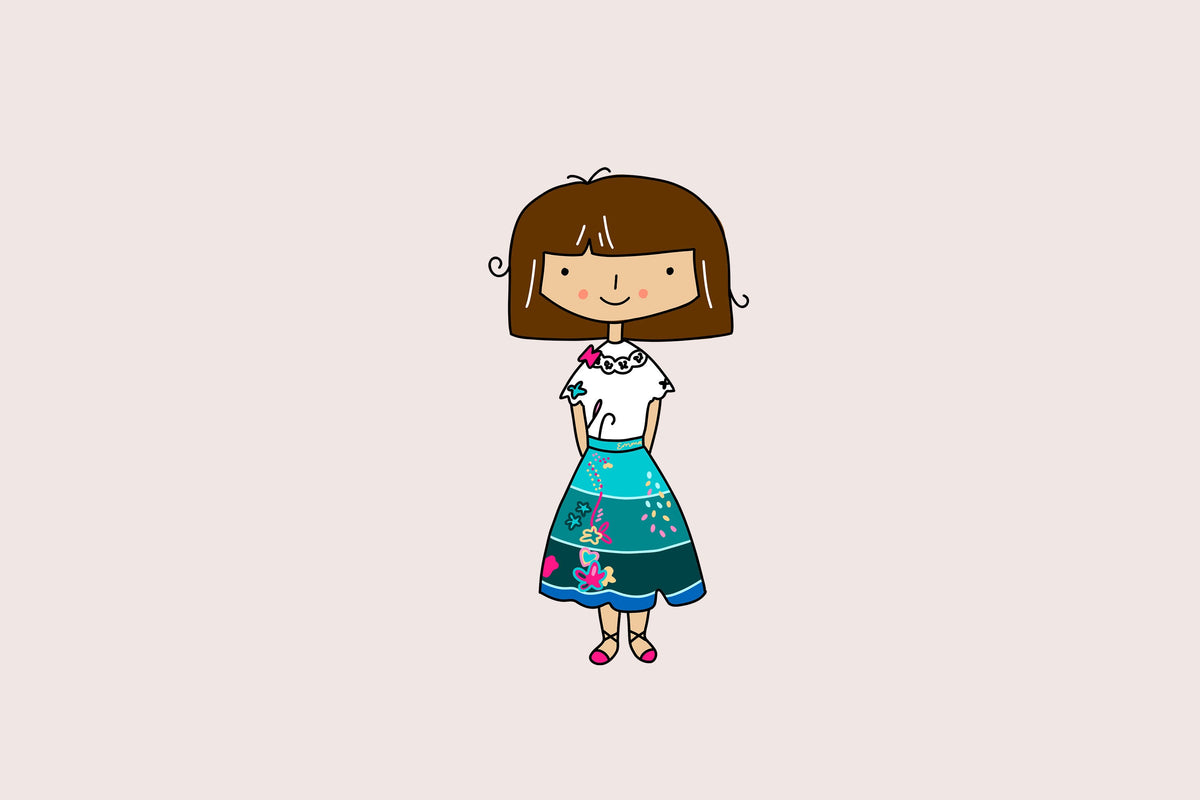 Creating a personalised portrait for a girl's birthday cake