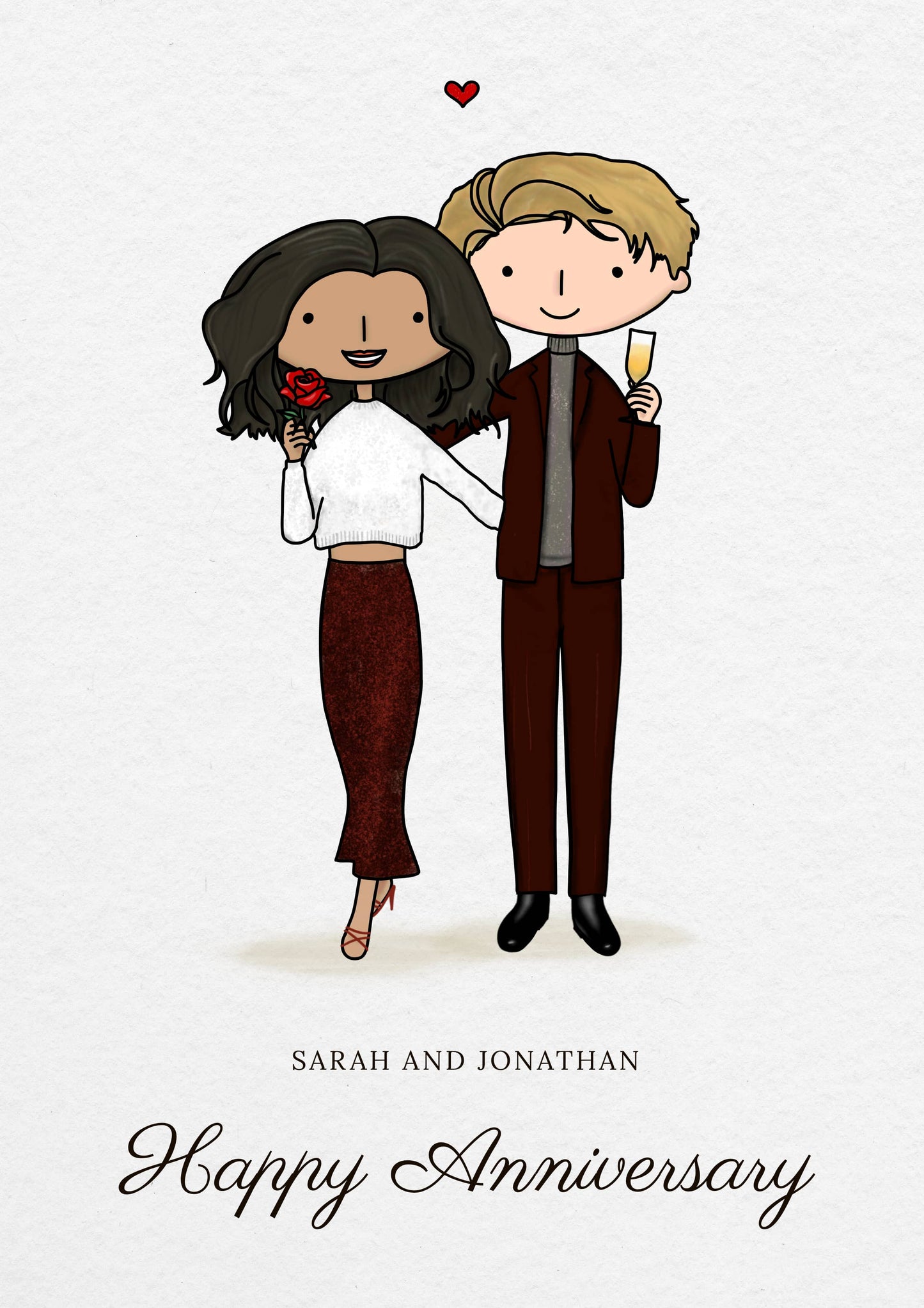 Personalised Anniversary Card