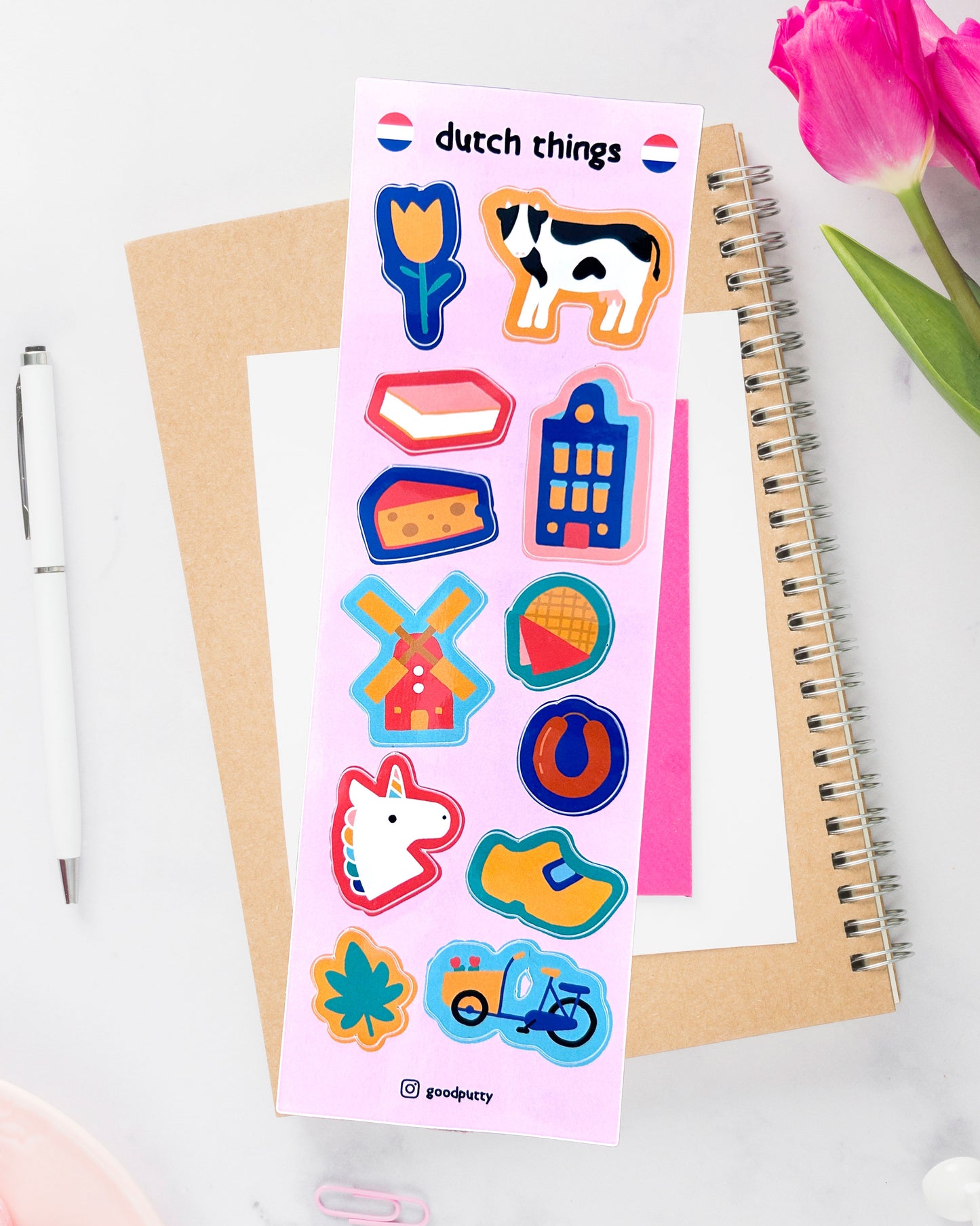 Japanese Culture Sticker Sheet – Hand-Drawn & Whimsical - For Travel & Stationery Lovers