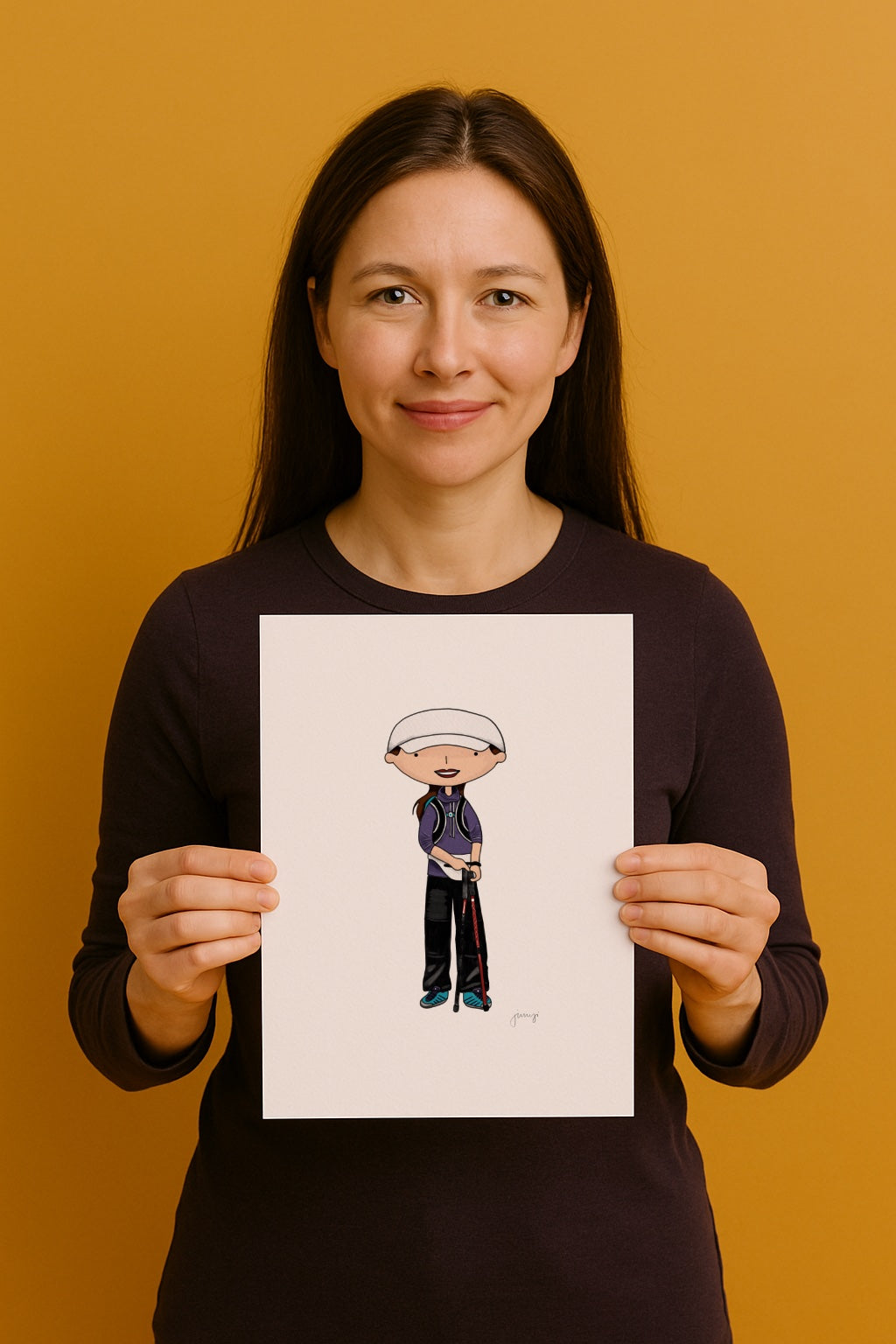 Personalised Hand-Drawn Digital Portrait (1 person)