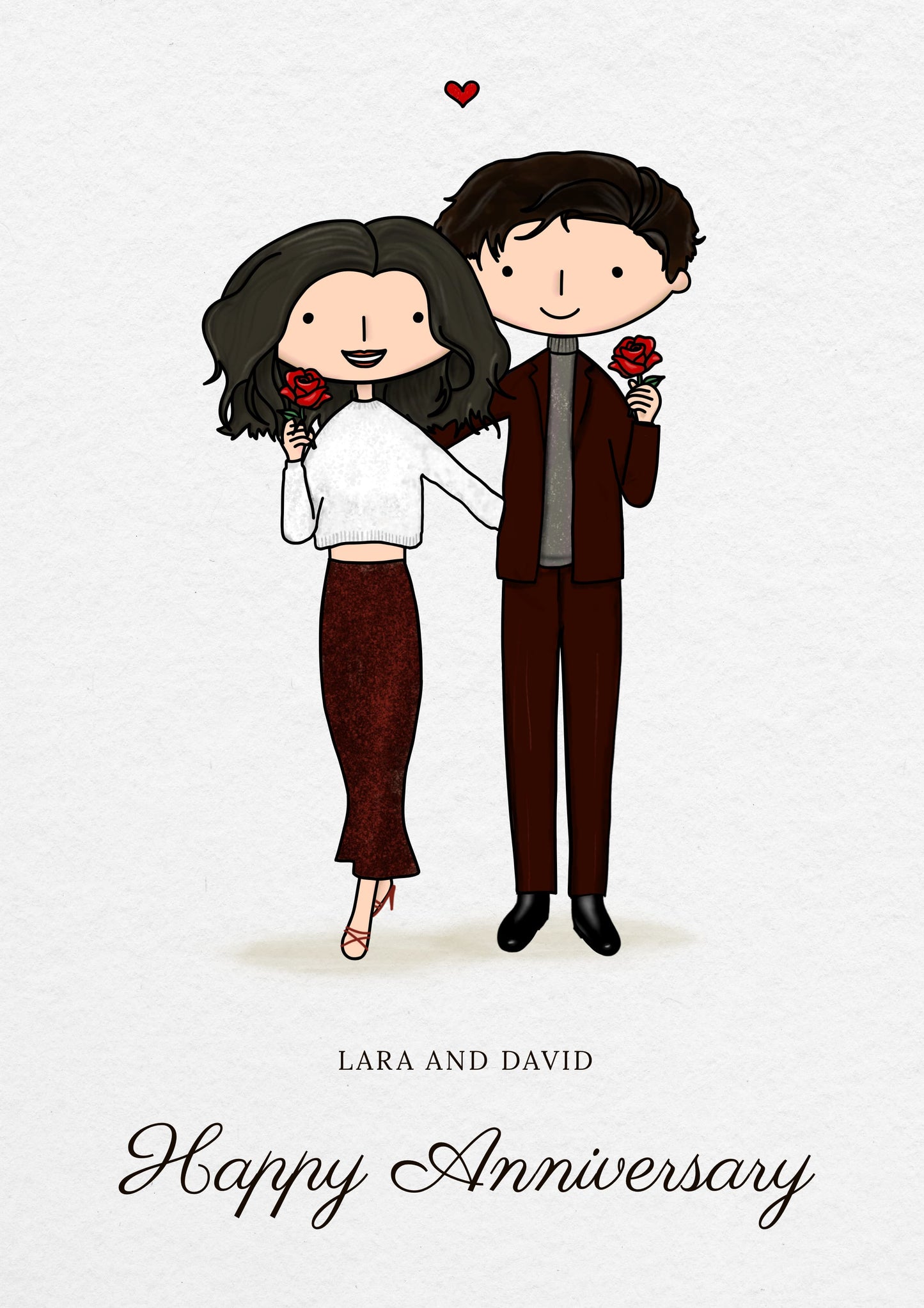 Personalised Anniversary Card