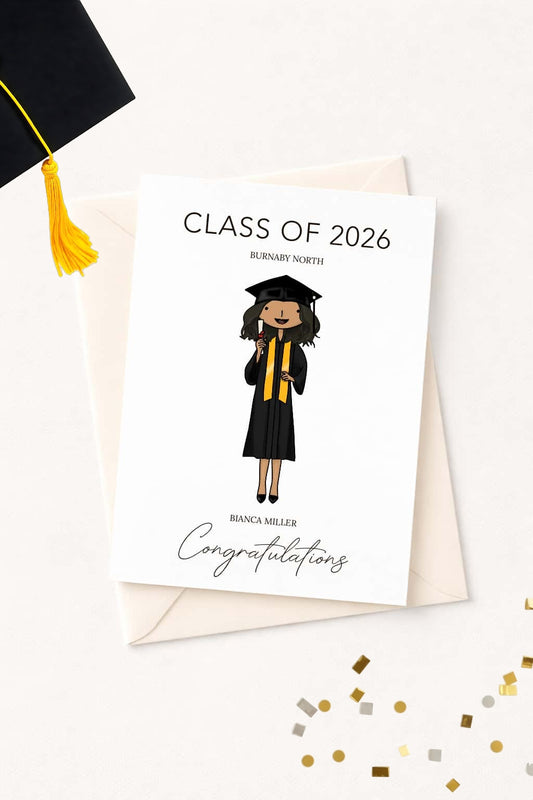 Personalised Graduation Card