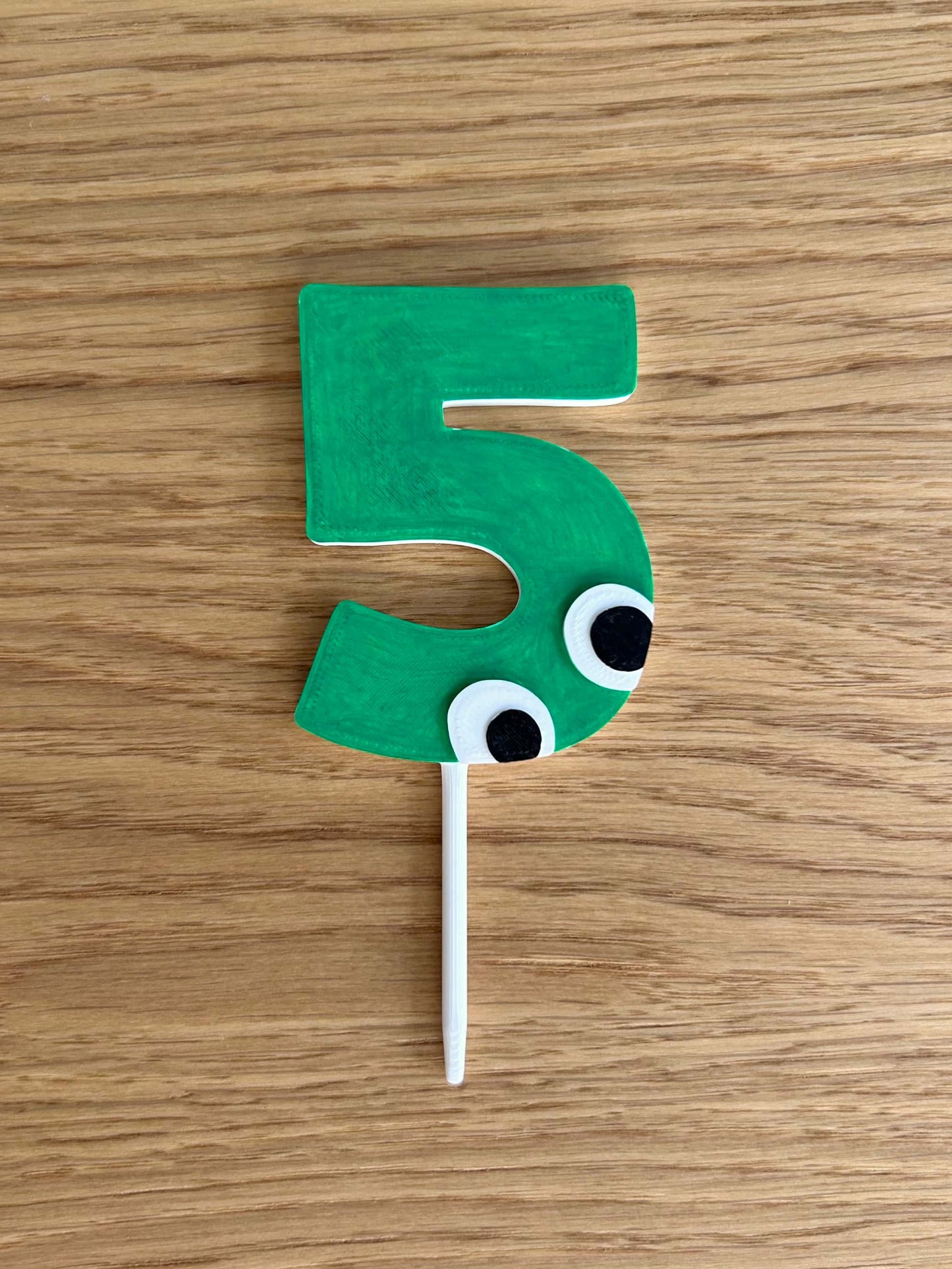 Cake topper for 5th birthday