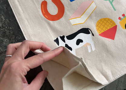 Showing the structure of the Dutch tote bag