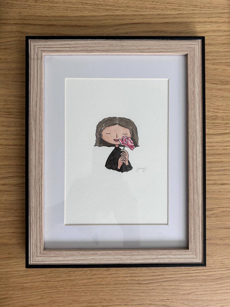 Girl with flower