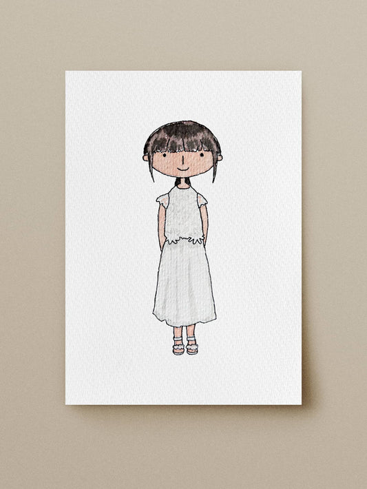 Personalised Watercolour Portrait (1 person)