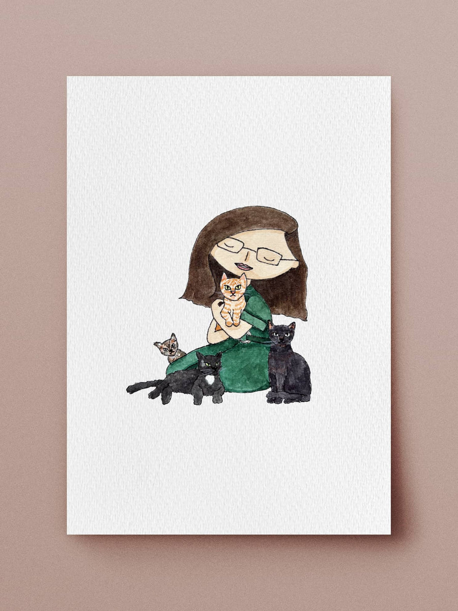 Pet portrait + in memoriam