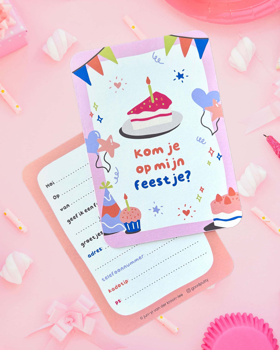 Cake Birthday Invites