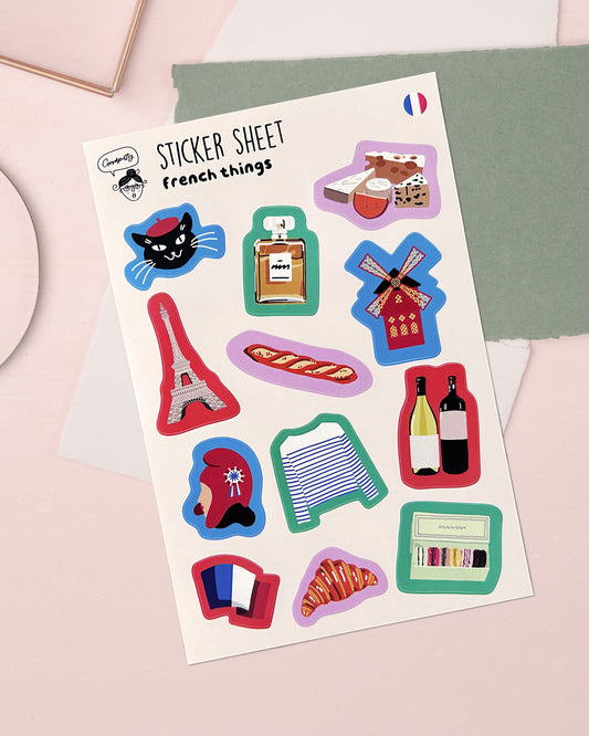 [Ships mid-August] Hand-Drawn Whimsical Stickers from Around the World