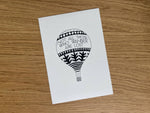 Not All Those Who Wander Are Lost – A5 Black & White Art Print