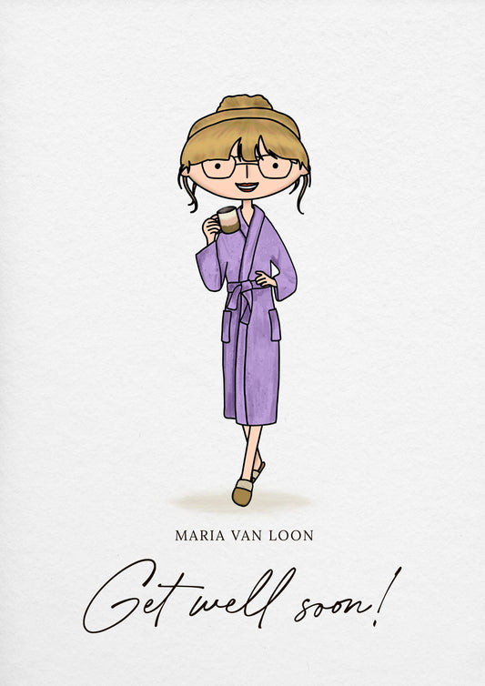 Personalised Get Well Card