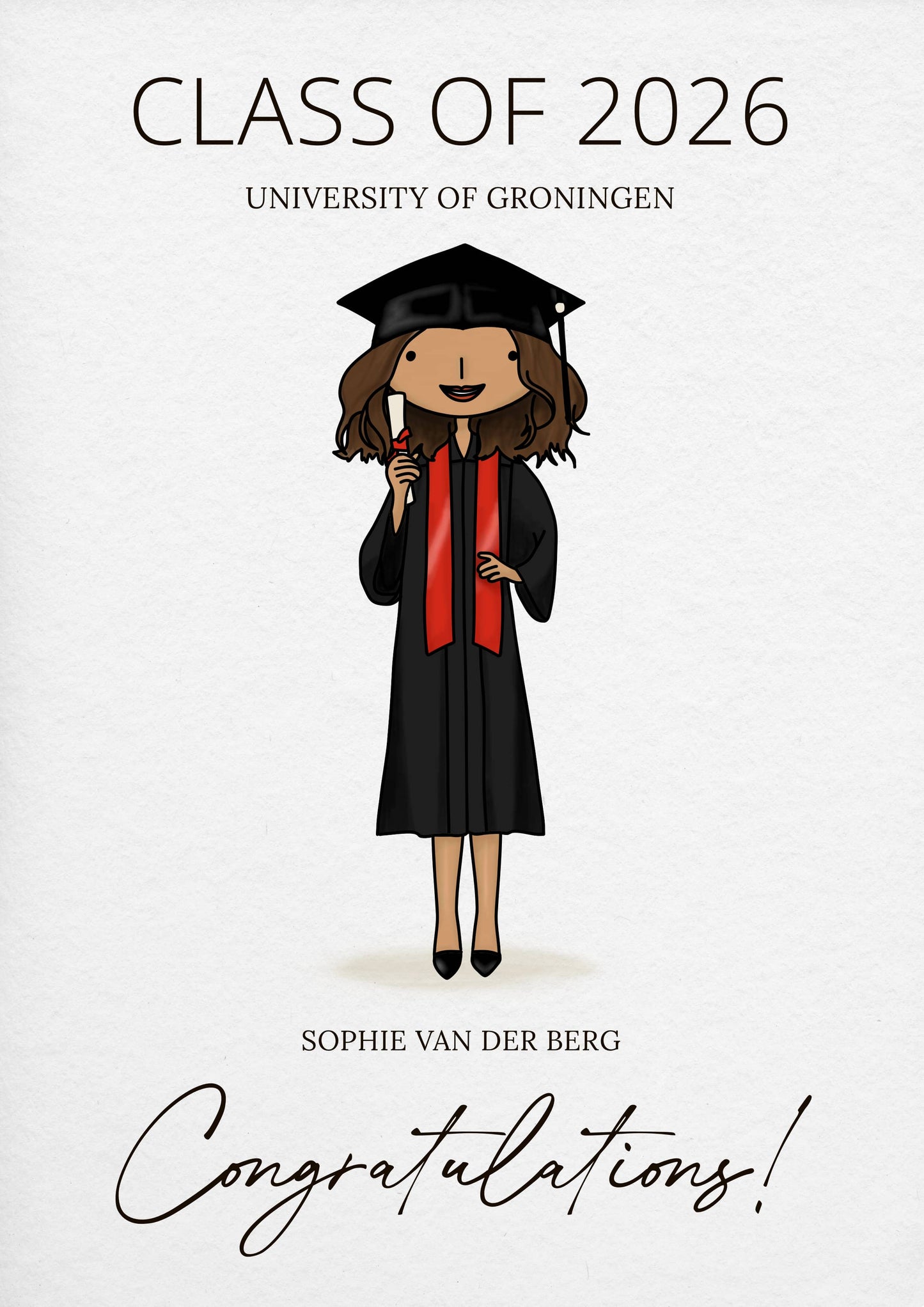 Personalised Graduation Card
